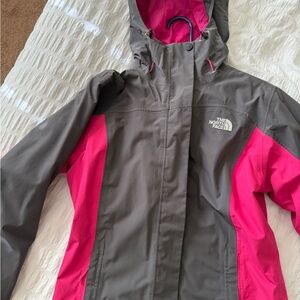 The North Face Black and Pink Jacket